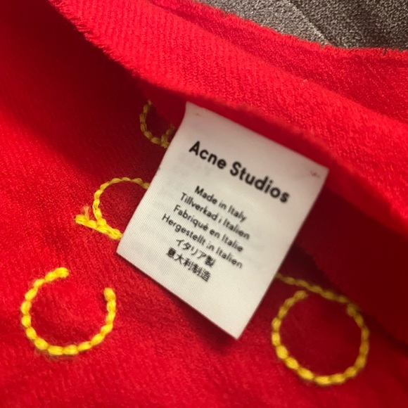 Acne Studios Skinny Scarf - Picture 4 of 5